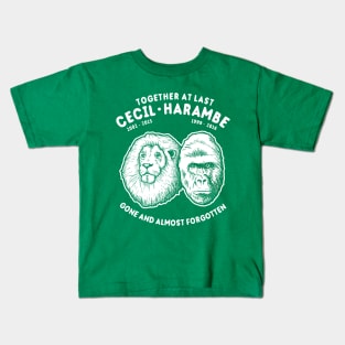 Cecil Harambe Together At Last T-Shirt Kids T-Shirt
